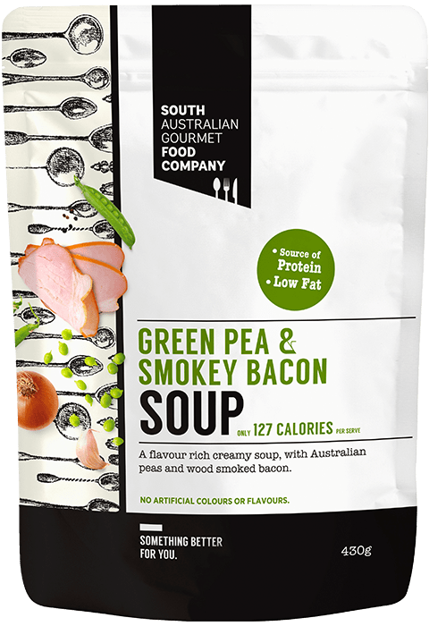 Picture of Green pea and smokey bacon soup 430g