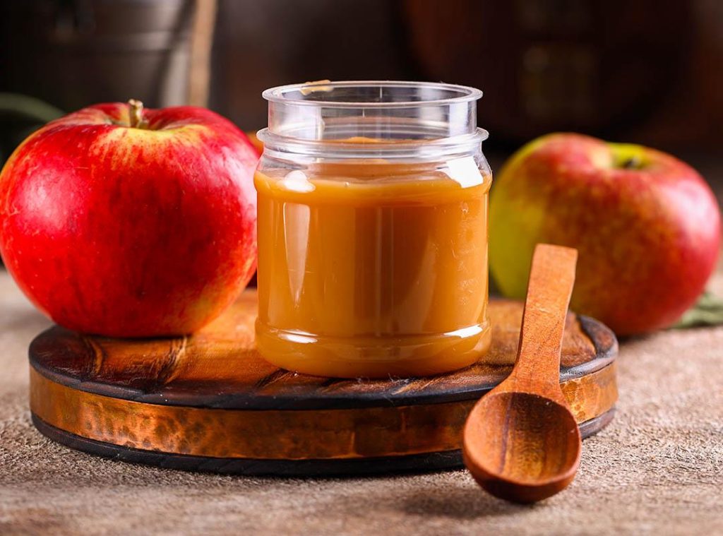 Apple Sauce with Apple Custard