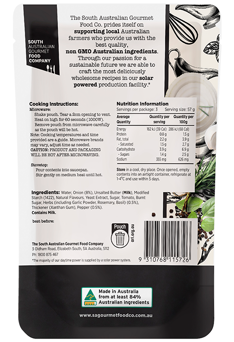 South Australian Gourmet Food Company Classic Gravy 170g